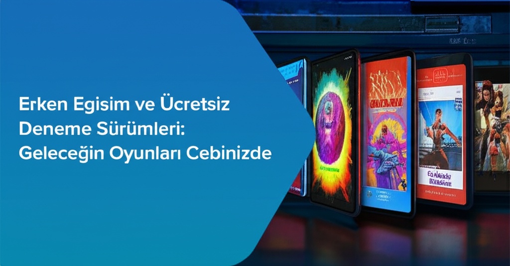 Erken Erişim ve Ücretsiz Deneme Sürümleri: Geleceğin Oyunları Cebinizde